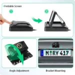 4.3" Wireless AHD 1080P Backup Camera System with Foldable IPS Monitor - Image 4