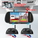 7" Wireless Backup Camera System with DVR & AHD 1080P Monitor for Truck, RV, Trailer & Pickup