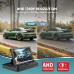 4.3" Wireless AHD 1080P Backup Camera System with Foldable IPS Monitor - Image 2